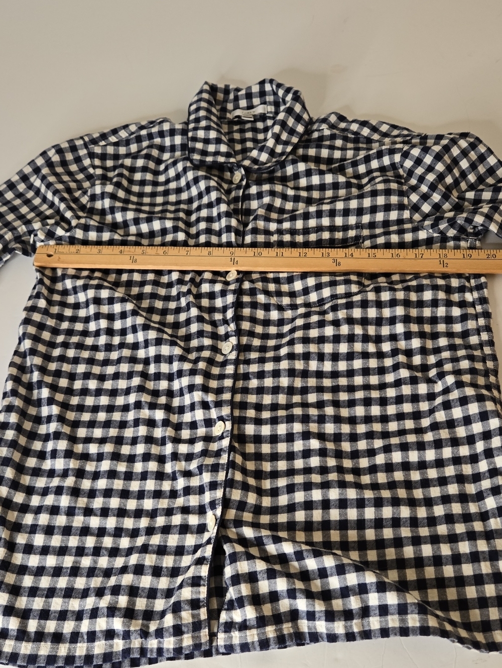 J Crew Flannel Black And White Check Pajamas Size Small - Picture 5 of 8